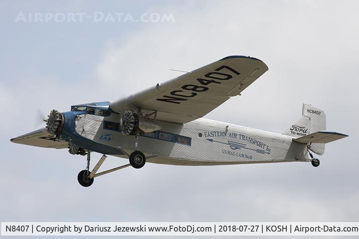 N8407, 1929 Ford 4-AT-E Tri-Motor C/N 69, Ford 4-AT-E Trimotor  C/N 69, NC8407