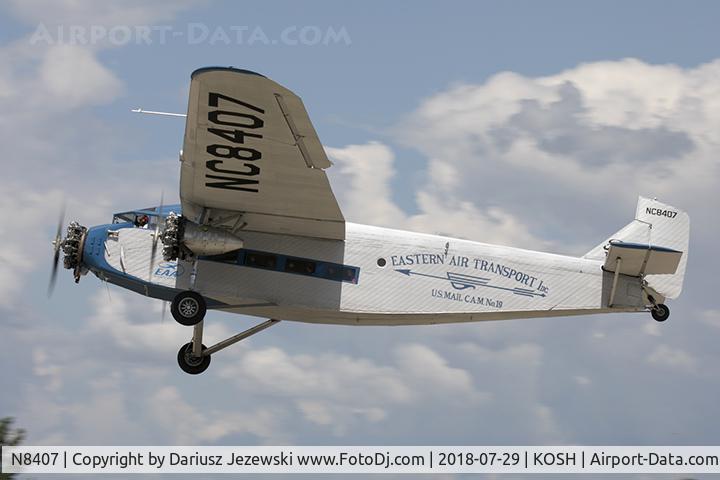 N8407, 1929 Ford 4-AT-E Tri-Motor C/N 69, Ford 4-AT-E Trimotor  C/N 69, NC8407