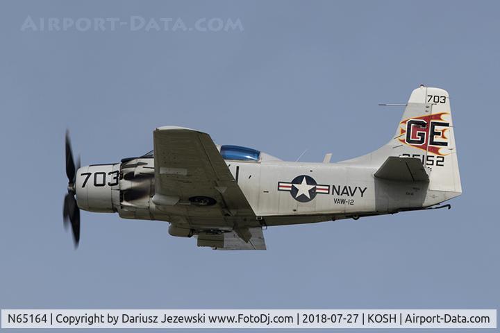 N65164, 1955 Douglas EA-1E Skyraider AD-5W C/N 55-471DH, Douglas EA-1E Skyraider  C/N 55-471DH, N65164