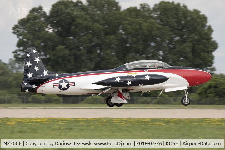 N230CF, 1953 Canadair CT-133 Silver Star 3 C/N T33-24, Canadair T-33 Shooting Star  C/N 21024, NX230CF