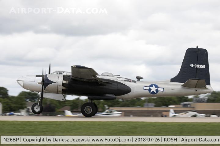 N26BP, 1944 Douglas A-26B Invader Invader C/N 7072, Douglas A-26B Invader  C/N 7072, NL26BP