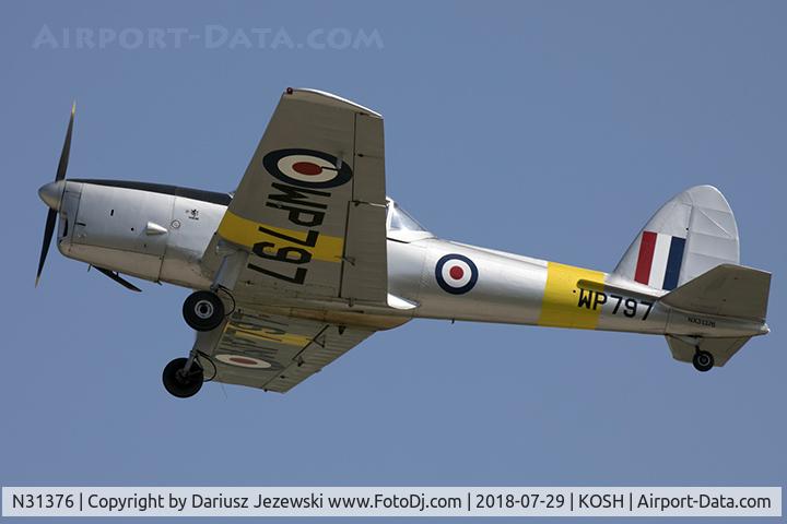 N31376, 1951 De Havilland DHC-1 Chipmunk T.10 C/N C1/0689 (DHB-580?), De Havilland Canada DHC-1 Chipmunk  C/N DHB-580, NX31376
