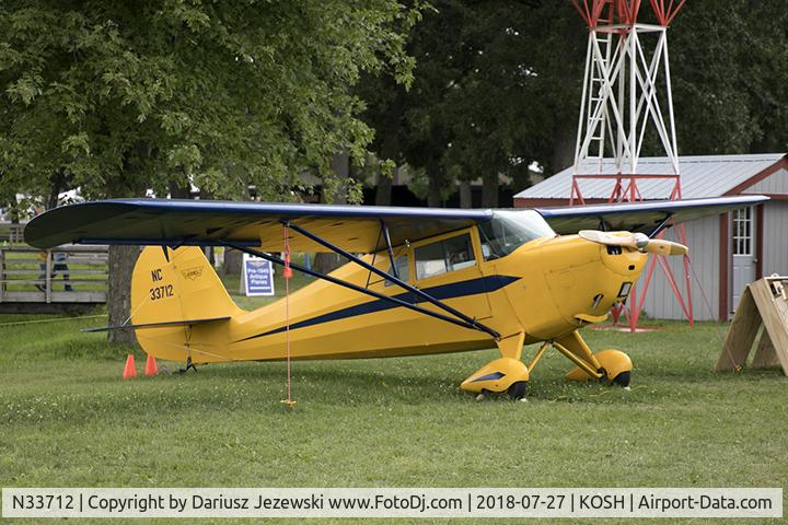 N33712, 1941 Aeronca 65-CA Super Chief C/N CA12971, Aeronca 65C Chief  C/N CA12971, NC33712