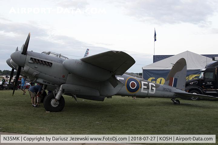 N35MK, 1946 De Havilland DH-98 Mosquito TT.35 C/N RS-712, De Havilland DH-98 Mosquito TT35  C/N RS-712, NX35MK