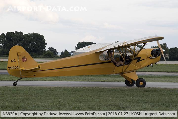 N3920A, 1940 Piper J3C-65 Cub C/N 4949, Piper J3C-65 Cub  C/N 4949, NC3920A