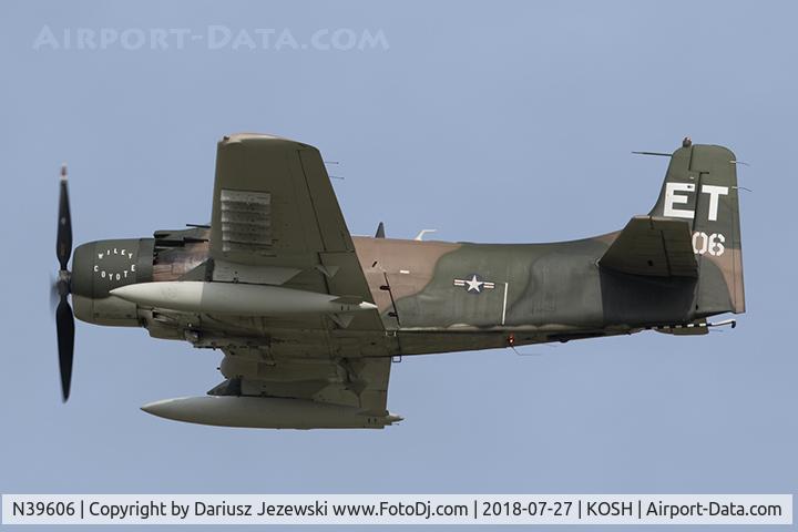 N39606, 1955 Douglas AD-6 Skyraider C/N 10838, Douglas AD-6 Skyraider  C/N 10838 (139606), NX39606