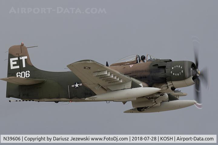 N39606, 1955 Douglas AD-6 Skyraider C/N 10838, Douglas AD-6 Skyraider  C/N 10838 (139606), NX39606