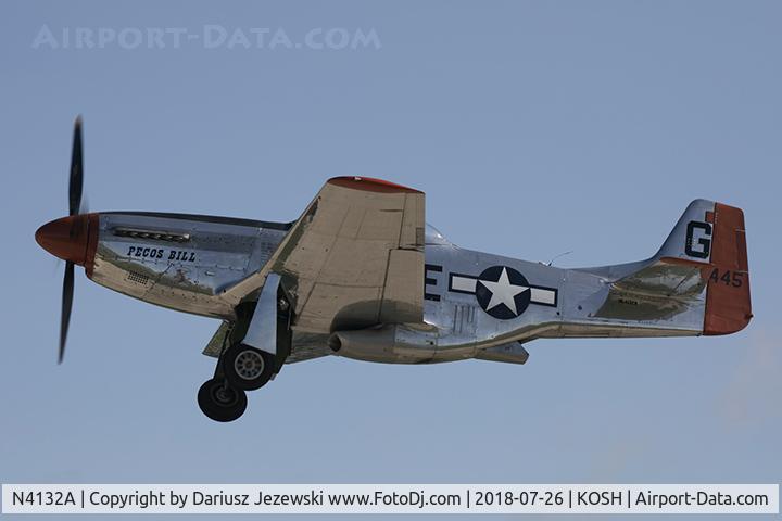 N4132A, 1944 North American P-51D Mustang C/N 122-40985, North American P-51D Mustang 