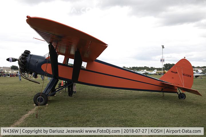 N436W, 1931 Curtiss-Wright Sedan 15-D C/N 15C-2001, Curtiss-Wright Sedan 15-D  C/N 15C-2001, NC436W