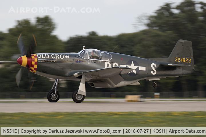 N551E, 1943 North American P-51B-1NA Mustang C/N 102-24700, North American P-51B Mustang 