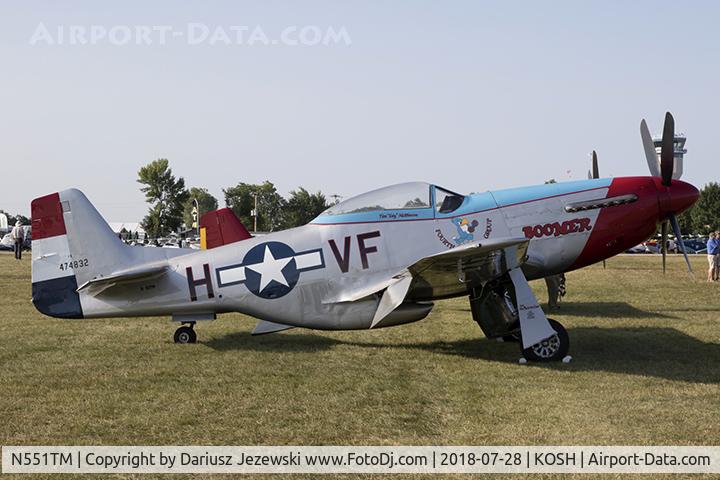 N551TM, 2006 North American P-51D Mustang Replica C/N TM001, North American P-51D Mustang replica  C/N TM001, NX551TM