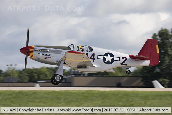 N61429, 1942 North American P-51C Mustang C/N 103-26199, North American P-51C Mustang 