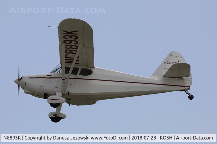 N8893K, 1947 Stinson 108-1 Voyager C/N 108-1893, Stinson 108-1 Voyager  C/N 108-1893, NC8893K
