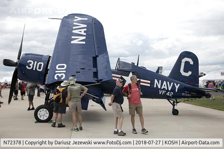 N72378, 1946 Vought F4U-4 Corsair C/N 9542, Chance Vought F4U-4 Corsair  C/N 97388, NX72378