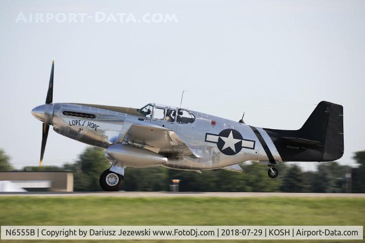 N6555B, 1943 North American P-51C Mustang C/N 103-26538, North American P-51C 