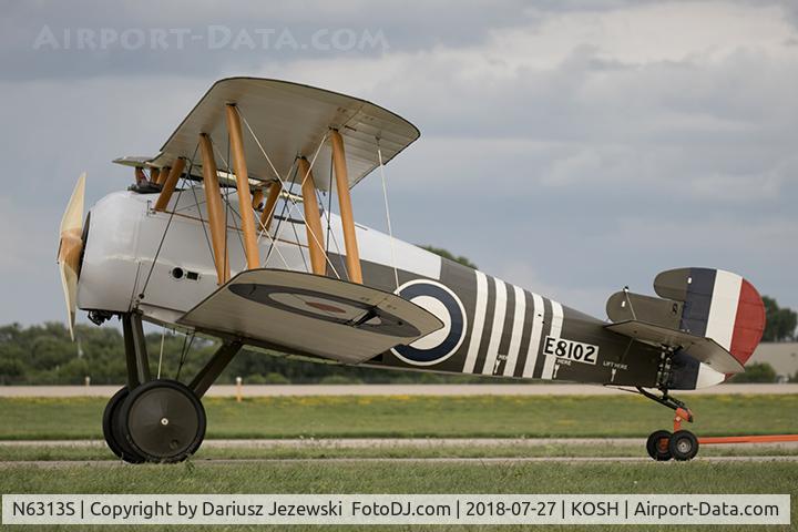 N6313S, 2010 VINTAGE AVIATOR LIMITED THE Sopwith F7.1 Snipe C/N 009, Sopwith 7F.1 Snipe E8102 - replica