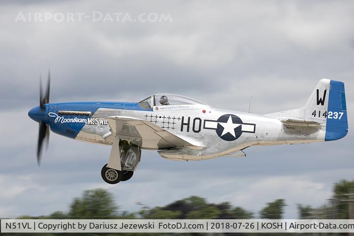 N51VL, 1944 North American F-51D Mustang C/N 122-40196, North American F-51D Mustang, c/n: 122-40196, NL51VL