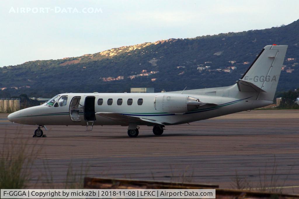 F-GGGA, 1988 Cessna 550 Citation II C/N 550-0586, Parked