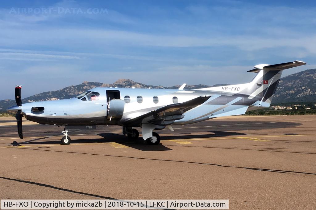 HB-FXO, 2018 Pilatus PC-12/47E C/N 1778, Parked