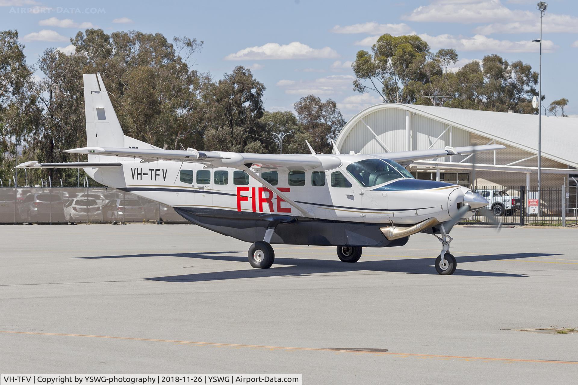 VH-TFV, 2015 Cessna 208B GrandCaravan EX C/N 208B5226, Acena Nominees, operated by Pay's Helicopters, Textron Aviation 208B Grand Caravan at Wagga Wagga Airport