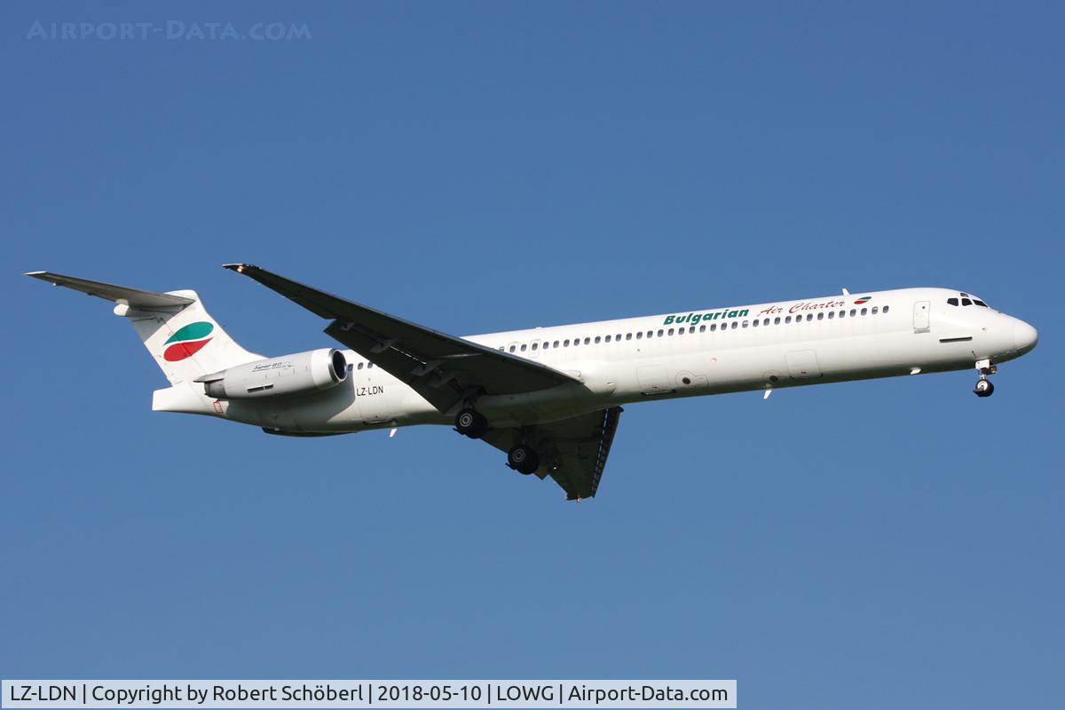LZ-LDN, 1993 McDonnell Douglas MD-82 (DC-9-82) C/N 53216, LZ-LDN @ LOWG