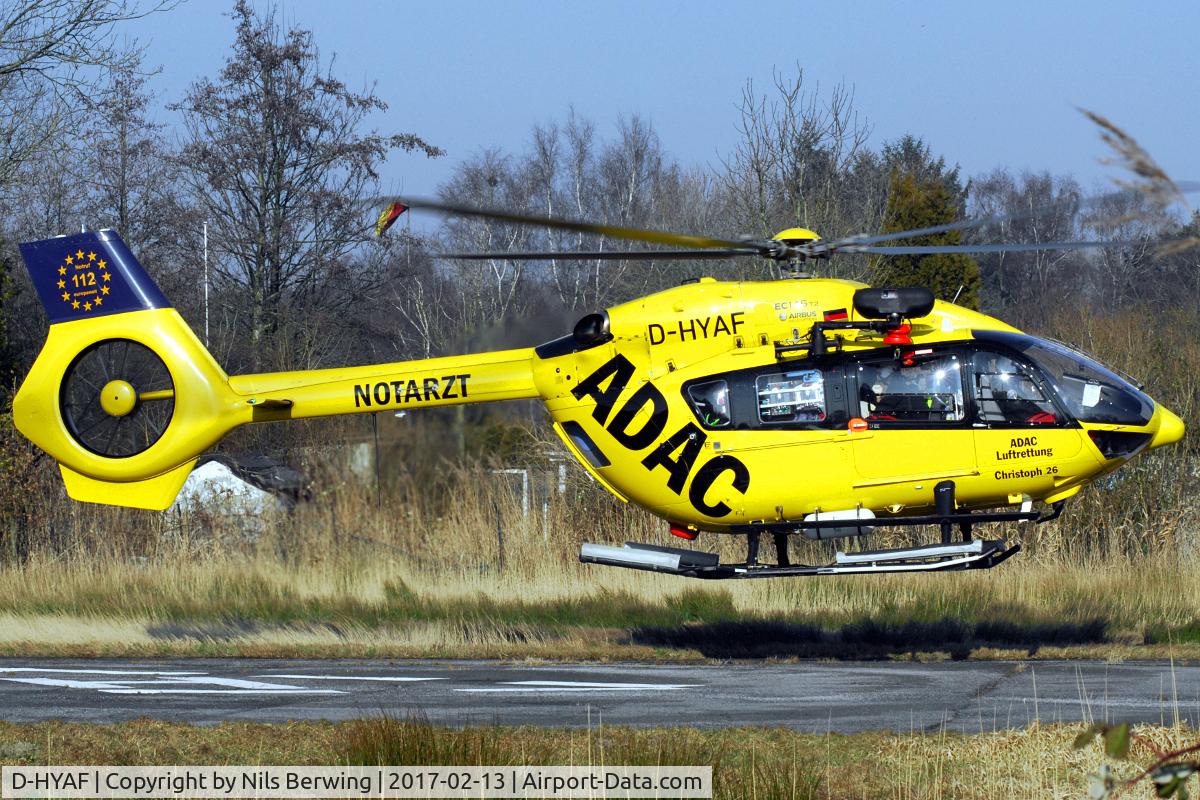 D-HYAF, Airbus Helicopters EC-145T-2 (BK-117D-2) C/N 20043, D-HYAF at Cuxhaven Hospital