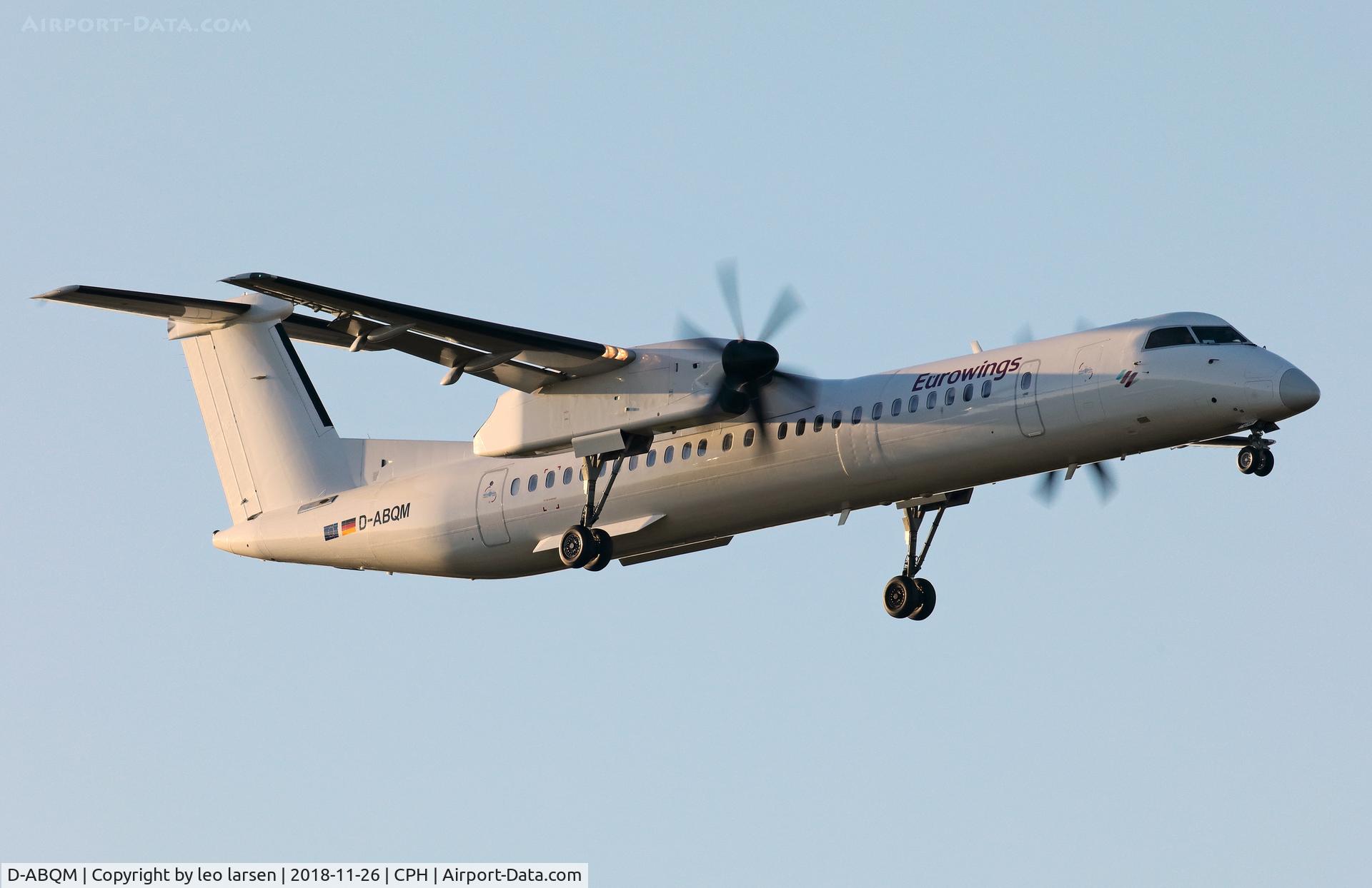 D-ABQM, 2006 De Havilland Canada DHC-8-402Q Dash 8 C/N 4119, Copenhagen 26.11,2018