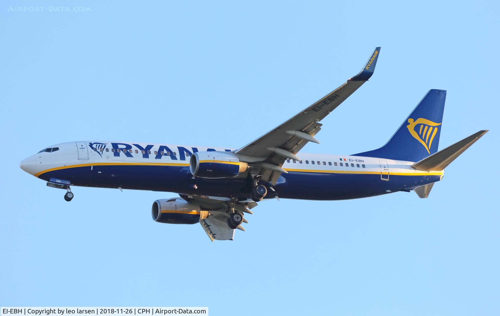 EI-EBH, 2009 Boeing 737-8AS C/N 37526, Copenhagen 26.11.2018