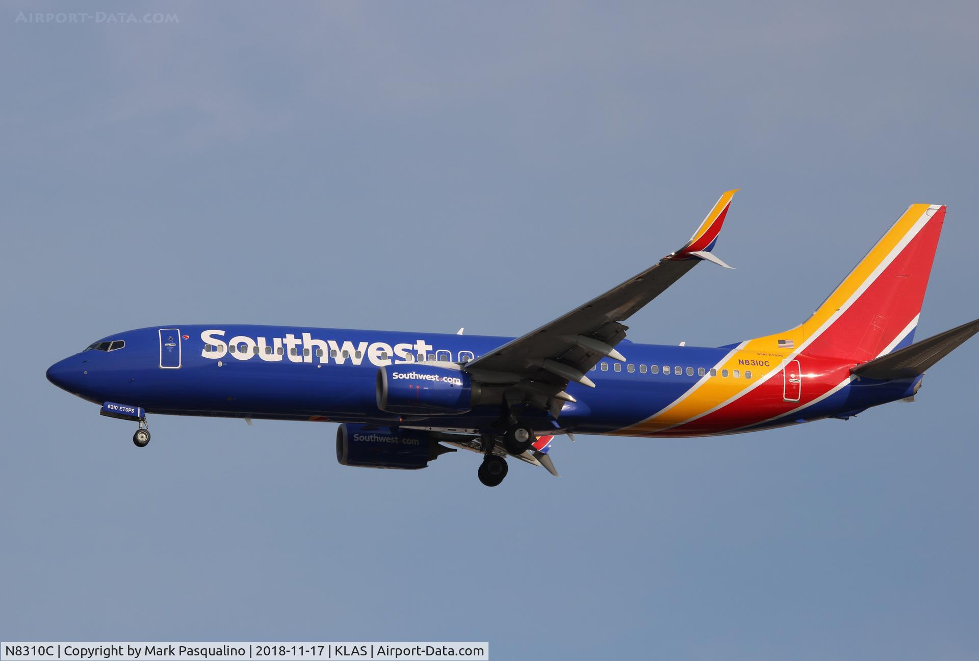 N8310C, 2012 Boeing 737-8H4 C/N 38807, Boeing 737-8H4