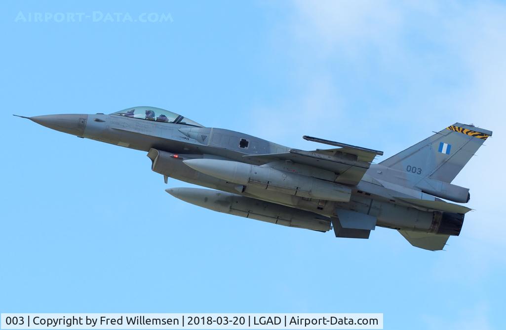 003, Lockheed Martin F-16CJ Fighting Falcon C/N WJ-3, 