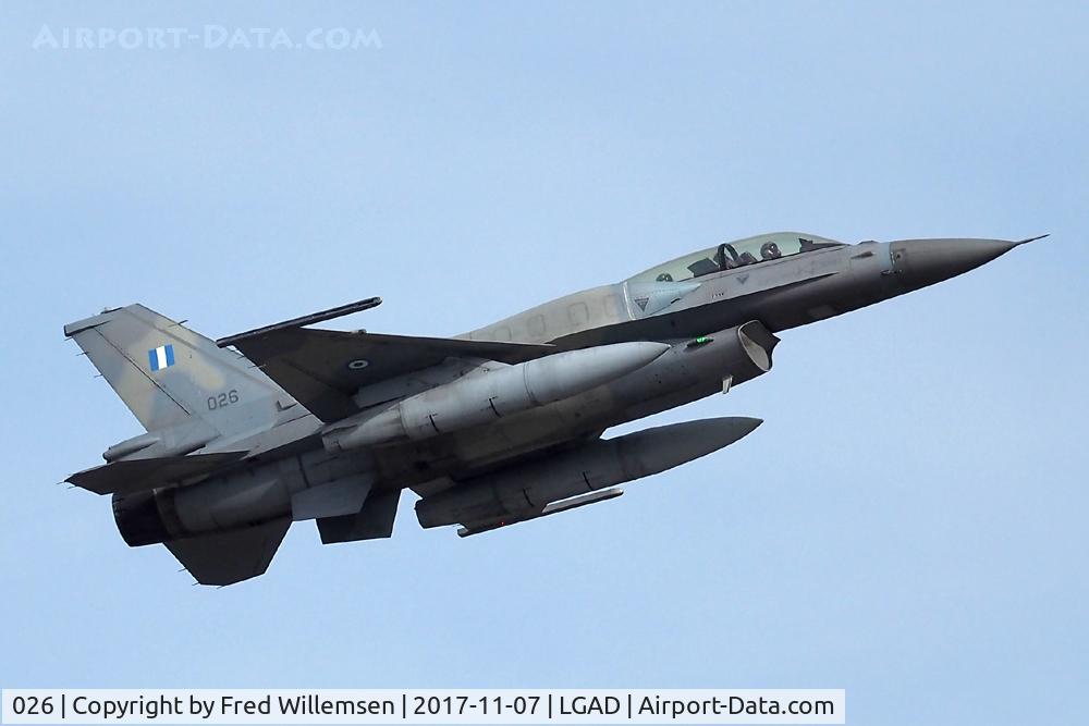 026, Lockheed Martin F-16DJ Fighting Falcon C/N WK-6, 