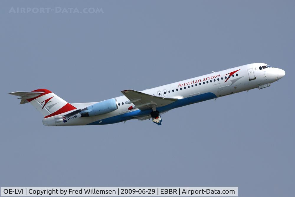 OE-LVI, 1993 Fokker 100 (F-28-0100) C/N 11468, AustrianArrows