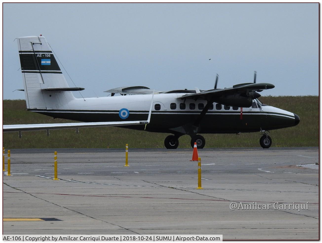 AE-106, 1968 De Havilland Canada DHC-6-200 Twin Otter C/N 136, Taxi in SUMU