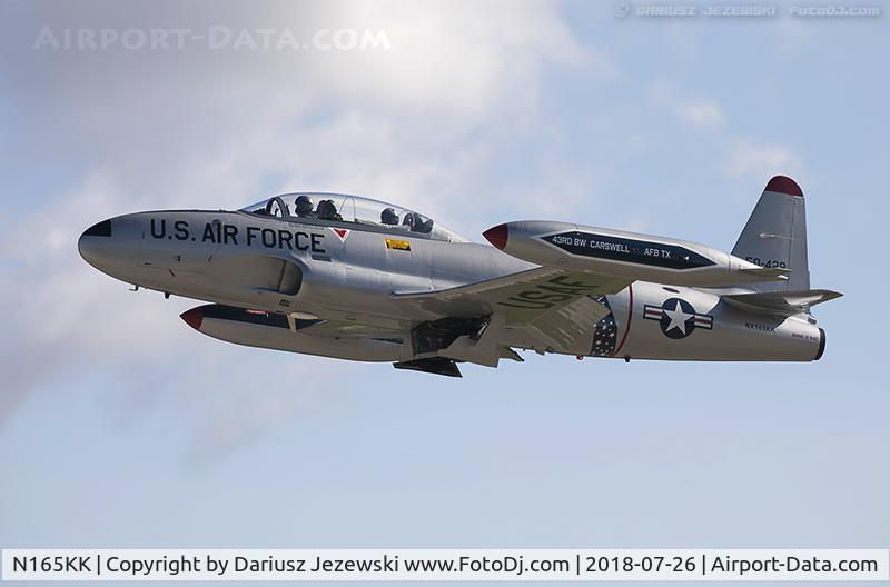 N165KK, Canadair CT-133 Silver Star 3 C/N T33-165, Canadair CT-133 Silver Star 3  C/N T33-165, NX165KK