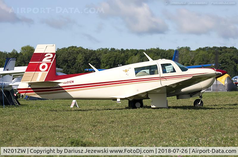N201ZW, 1981 Mooney M20J 201 C/N 24-1194, Mooney M20J 201  C/N 24-1194, N201ZW