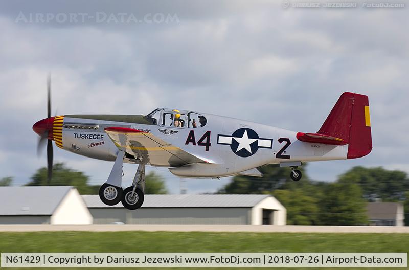 N61429, 1942 North American P-51C Mustang C/N 103-26199, North American P-51C Mustang 