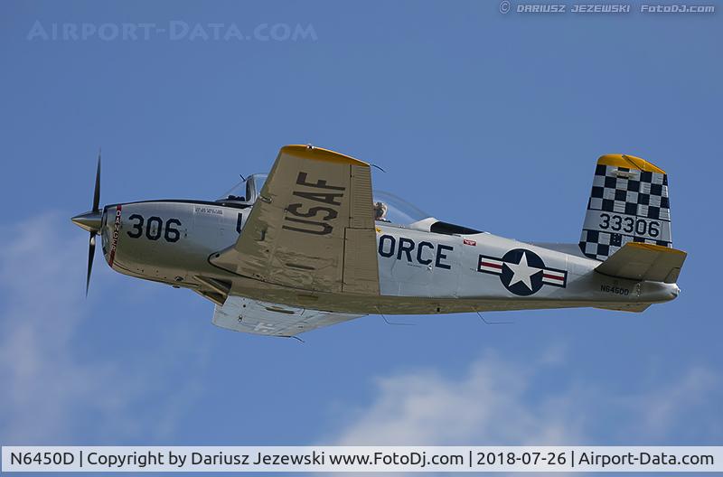 N6450D, Beech T-34A (A45) Mentor Mentor C/N G-67, Beech A45 (T-34A) Mentor  C/N G-67, N6450D