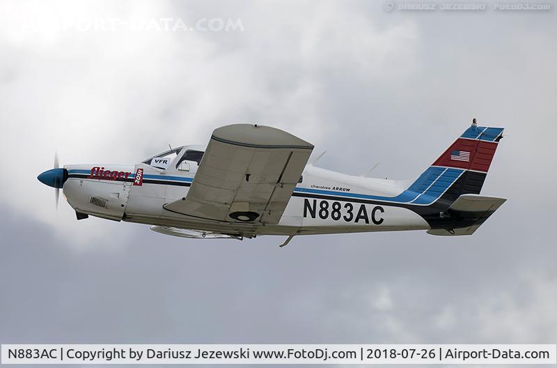 N883AC, 1975 Piper PA-28R-200 C/N 28-7535156, Piper PA-28R-200 Arrow II  C/N 28-7535156, N883AC