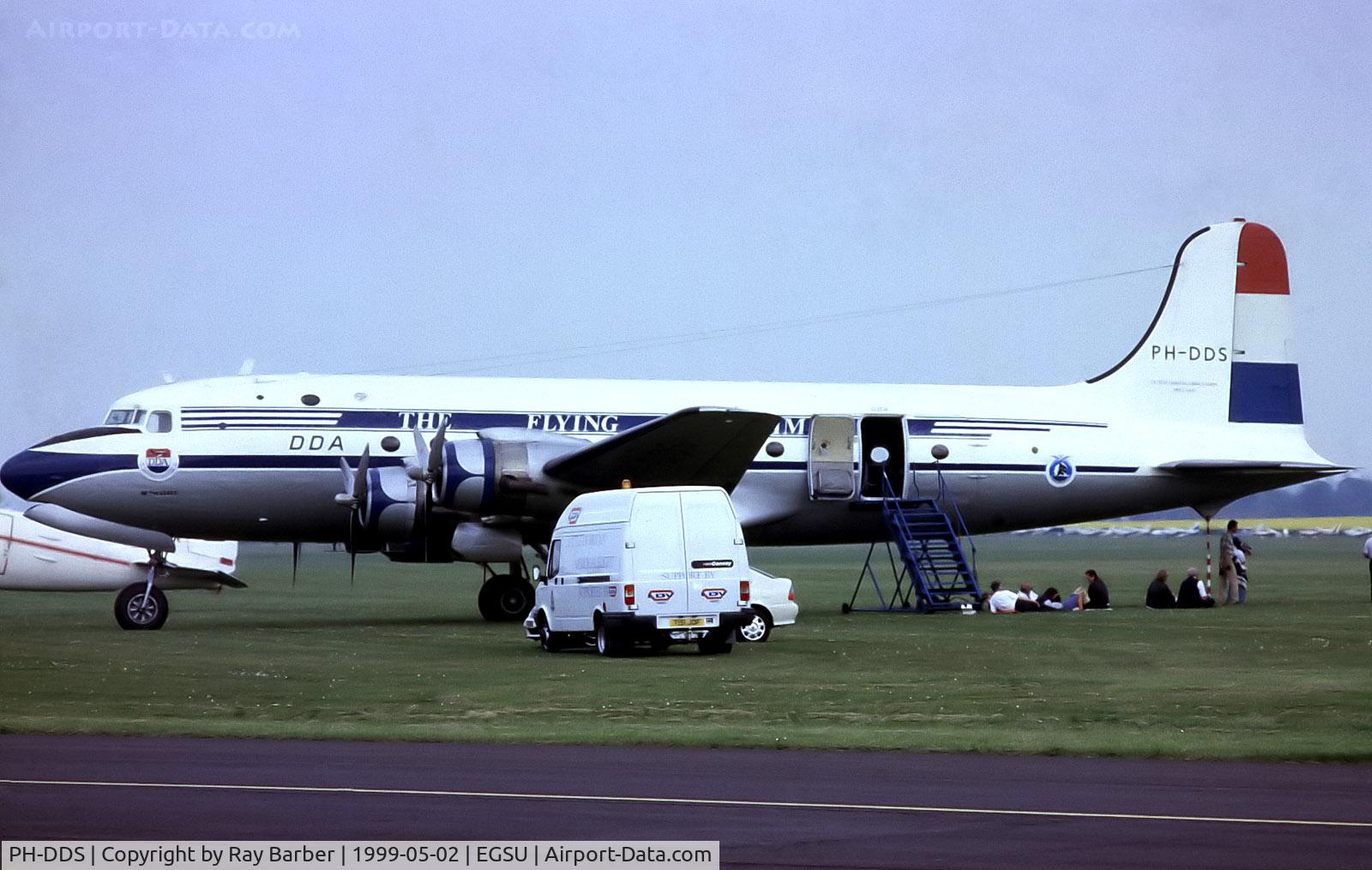 PH-DDS, 1946 Douglas DC-4-1009 Skymaster C/N 42934, PH-DDS   Douglas DC-4 1009 [42934] (Dutch Dakota Association) Duxford~G 02/05/1999