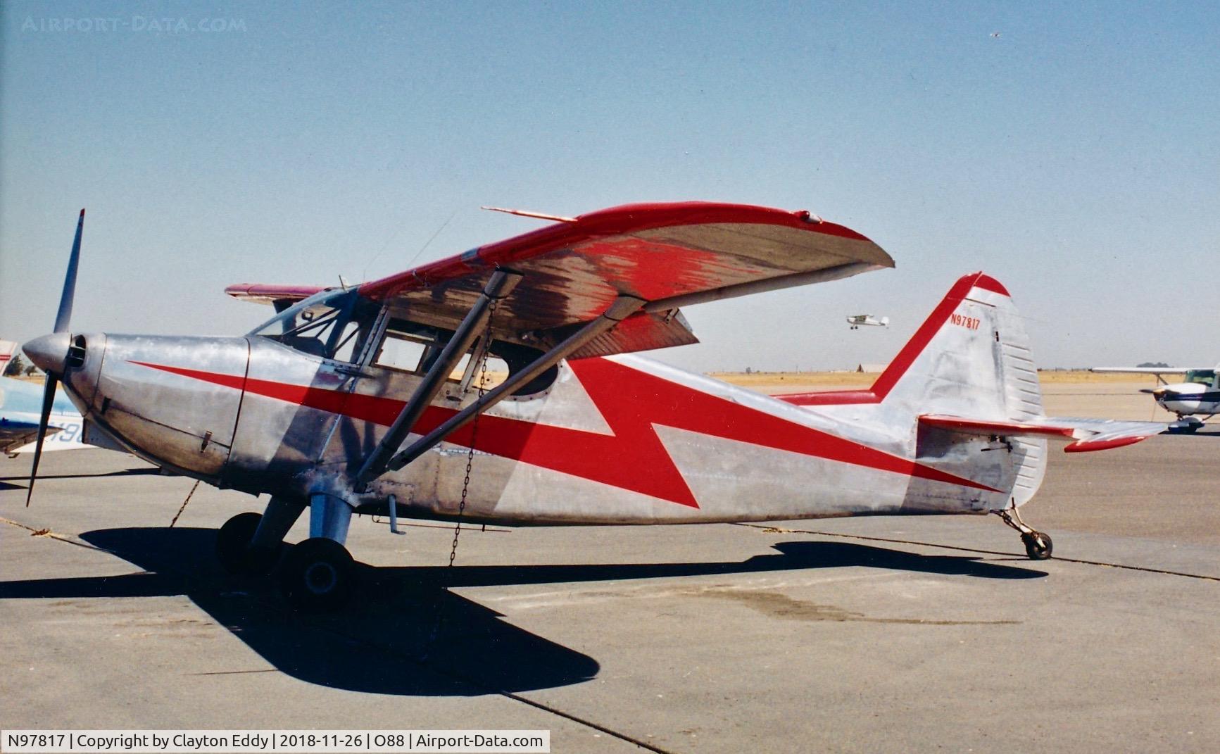N97817, 1946 Stinson 108-1 Voyager C/N 108-817, Rio Vista Airport California 19??