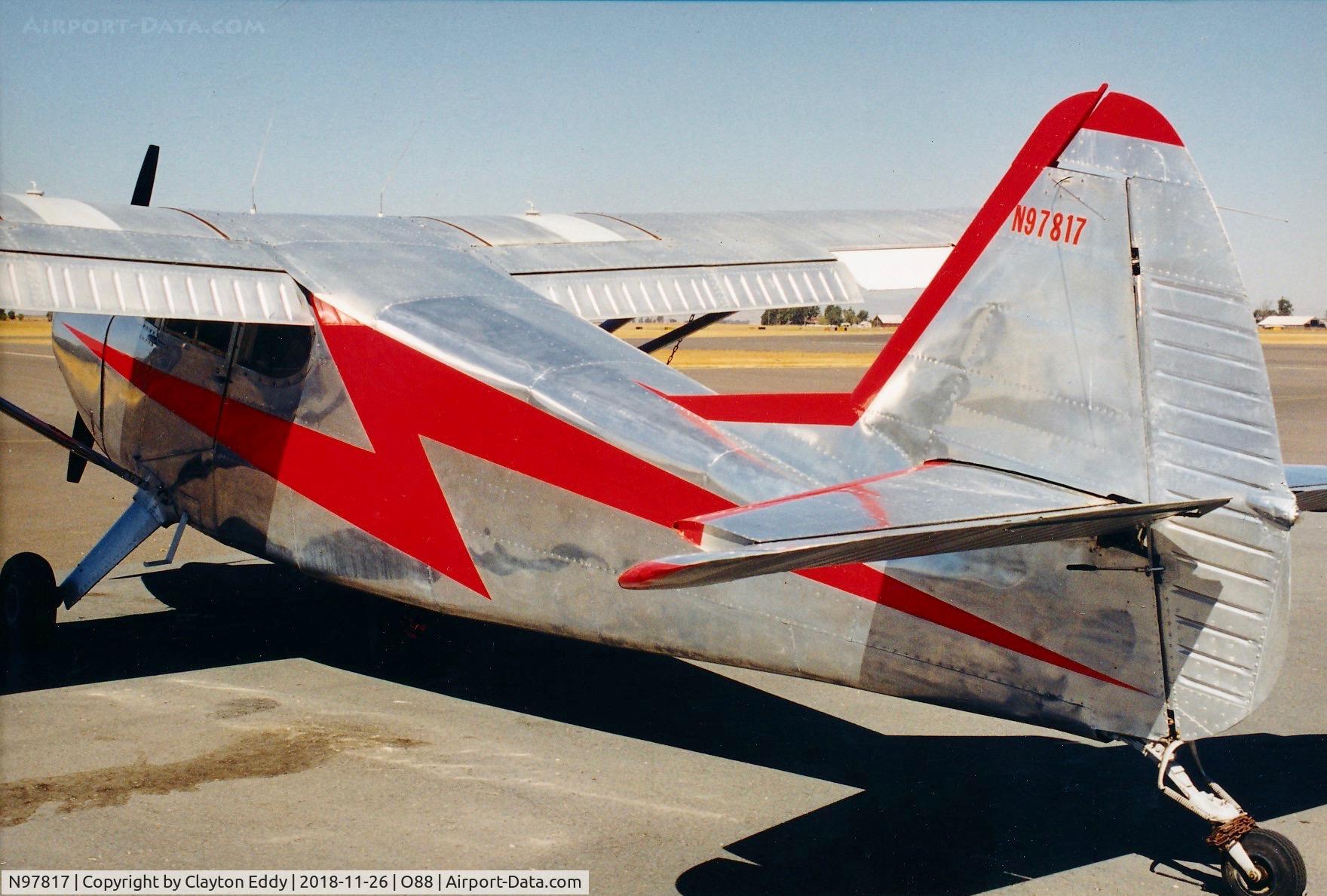 N97817, 1946 Stinson 108-1 Voyager C/N 108-817, Rio Vista Airport California 19??
