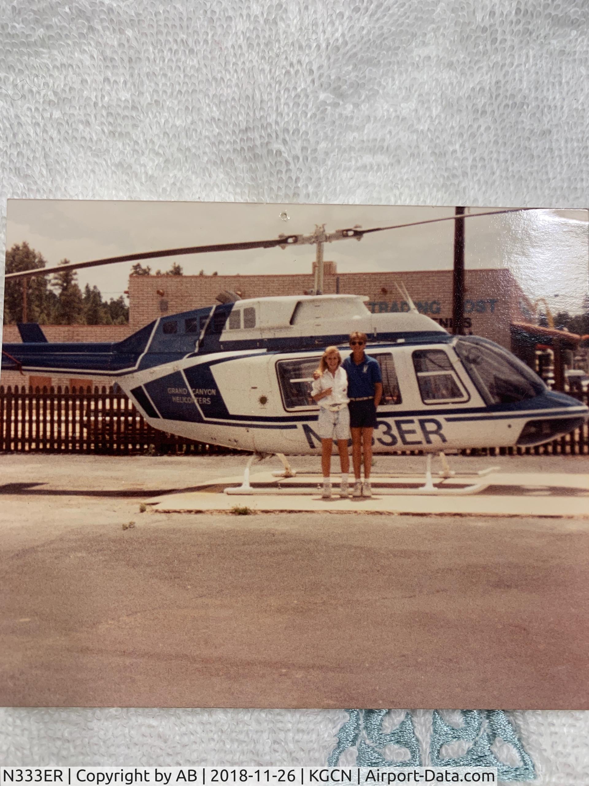 N333ER, 1979 Bell 206L-1 LongRanger II C/N 45203, Summer working for Grand Canyon Helicopters