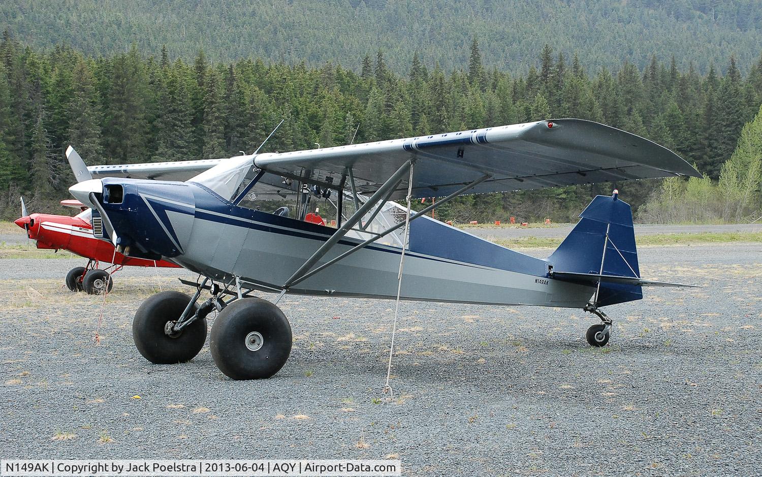 N149AK, Piper PA-12 Super Cruiser C/N 121338, N149AK at Girdwood AK
