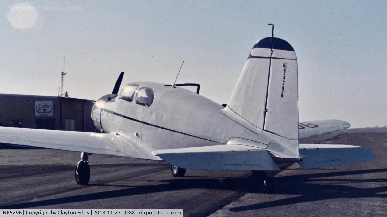 N65296, 1940 Harlow PJC-2 C/N 7, Old Rio Vista Airport California 19??