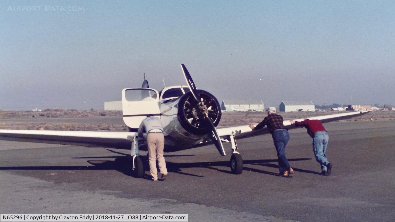 N65296, 1940 Harlow PJC-2 C/N 7, Old Rio Vista Airport California 19??
