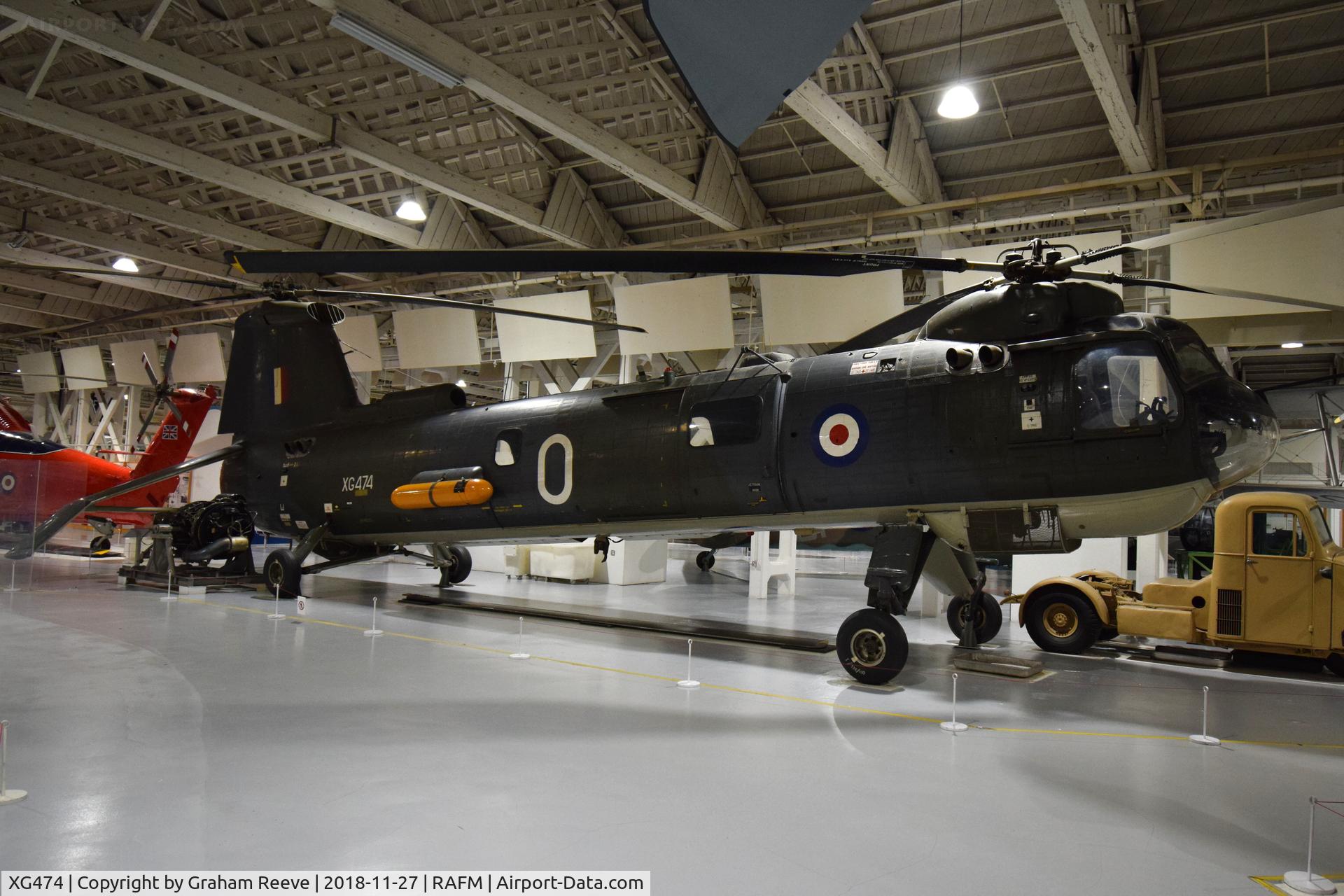 XG474, Bristol Belvedere HC.1 C/N 13365, On display at the RAF Museum, Hendon.