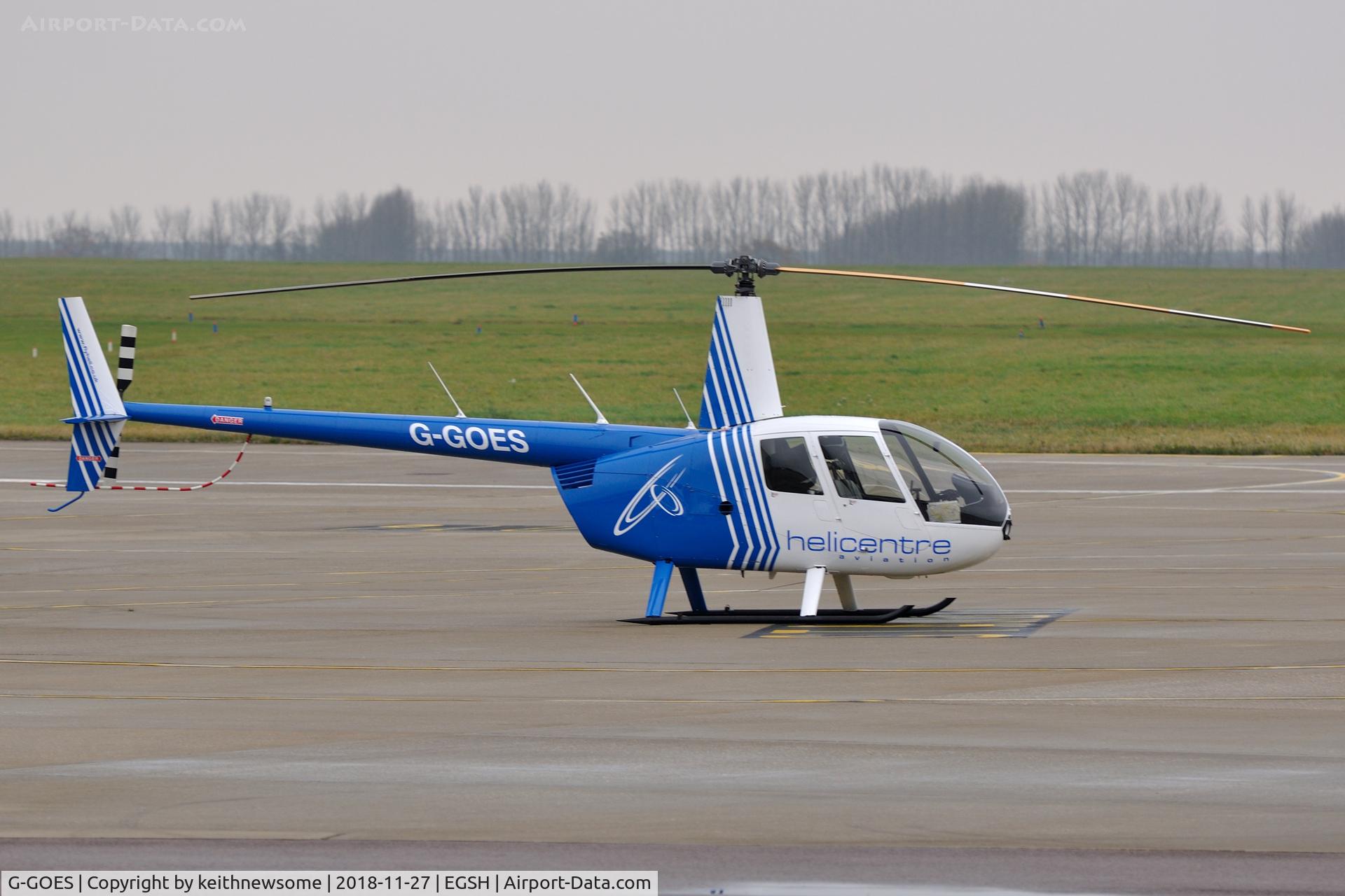 G-GOES, 2005 Robinson R44 Raven II C/N 10942, Regular Visitor.