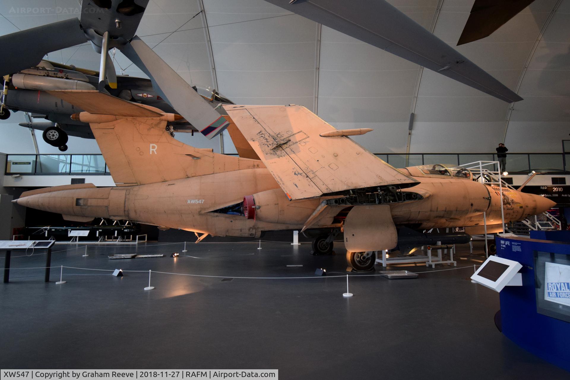 XW547, 1972 Hawker Siddeley Buccaneer S.2B C/N B3-08-71, On display at the RAF Museum, Hendon.