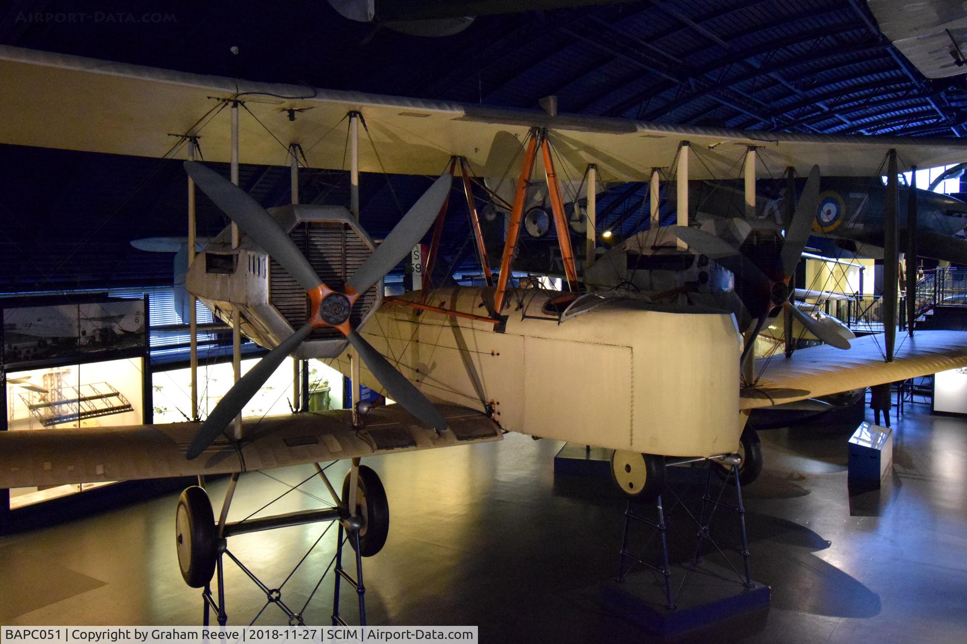 BAPC051, 1918 Vickers FB.27 Vimy IV C/N BAPC.051, On display at the Science Museum, London.