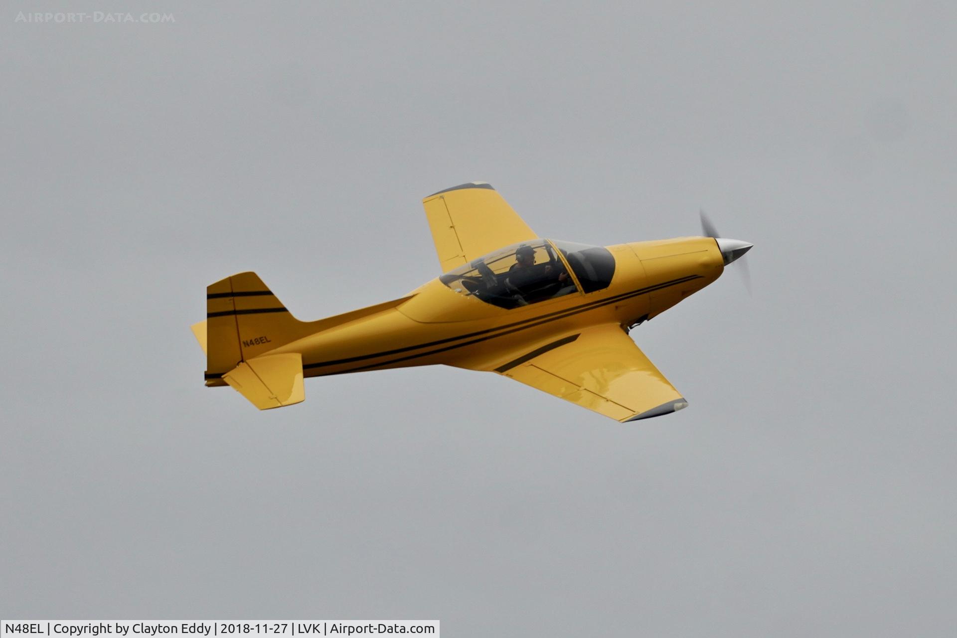 N48EL, 2004 Sequoia F-8L Falco C/N 1363, Livermore Airport California 2018.